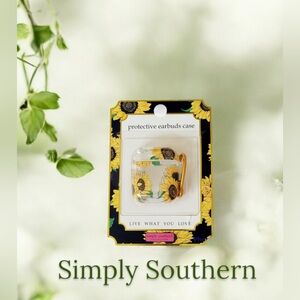 AirPods Earbuds Case by Simply Southern Collection Sunflowers